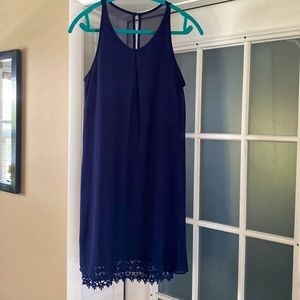 IN San Francisco Navy Cocktail Dress. Size Medium.